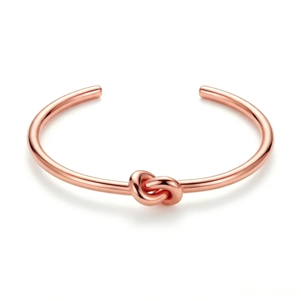 Knot Bracelet, 18K Gold-Plated