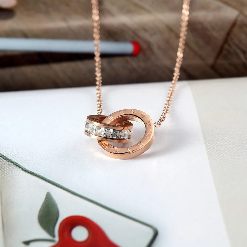 Luxury Numerals Roman Necklace