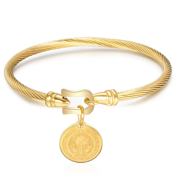 Saint Benedict Bracelet 18K Gold Plated