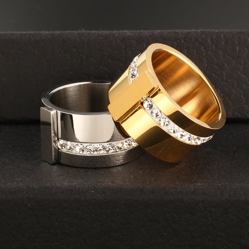 Zirconia Ring, 18K Gold-Plated