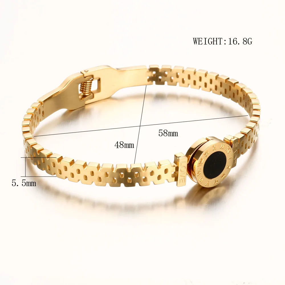 Noir Bracelet 18K Gold Plated
