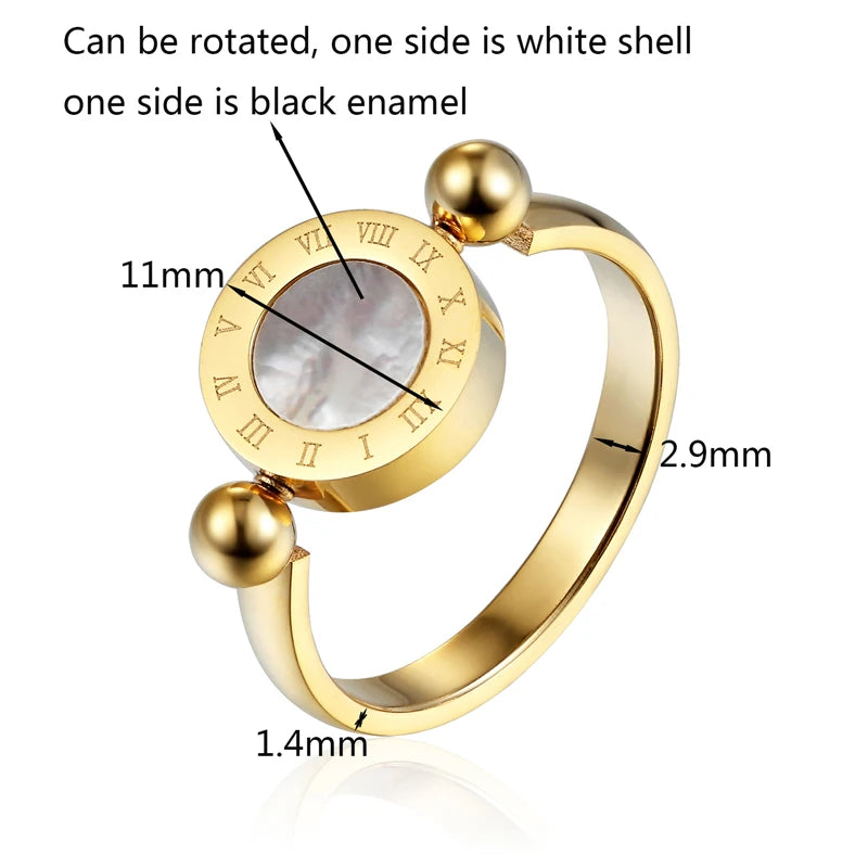Numeral Ring, 18K Gold-Plated