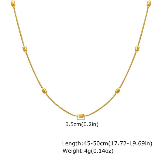 Knot Necklace , 18K Gold-Plated