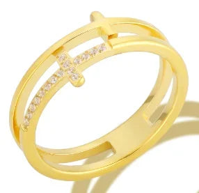 Duo Cross Ring