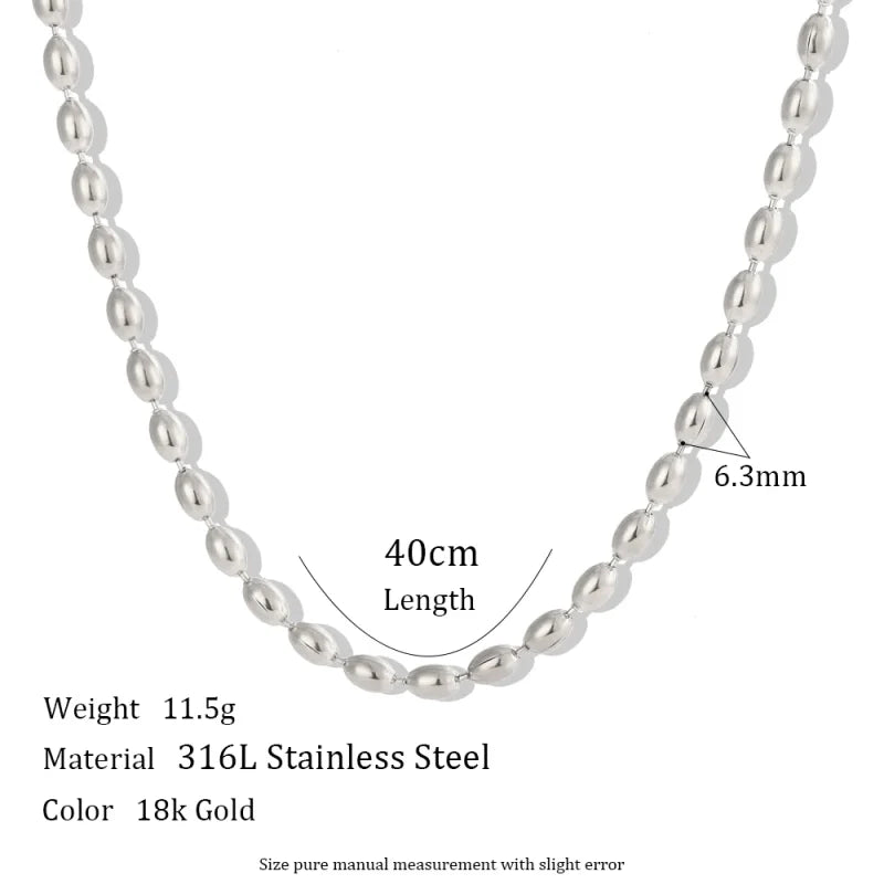 Spheres Necklaces Silver