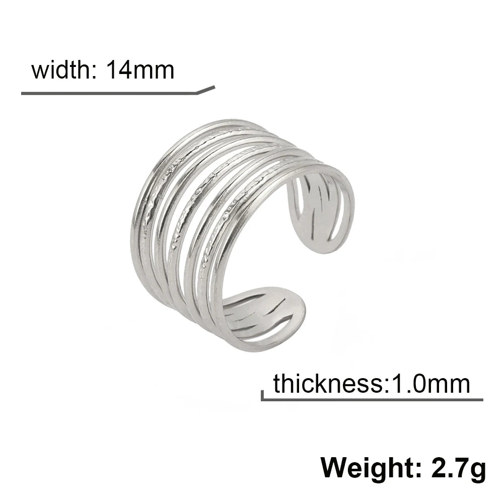 Adjustable Adele Ring, 18K Gold-Plated