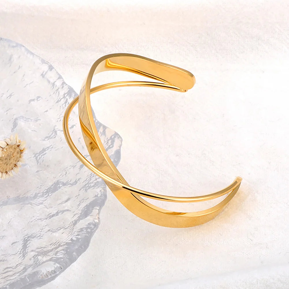 Dual Bracelet 18K Gold Plated