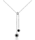 little tie Necklace Silver