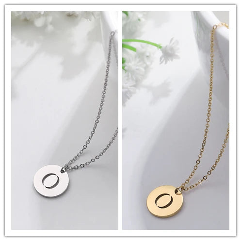 Letter Necklace, 18K Gold-Plated