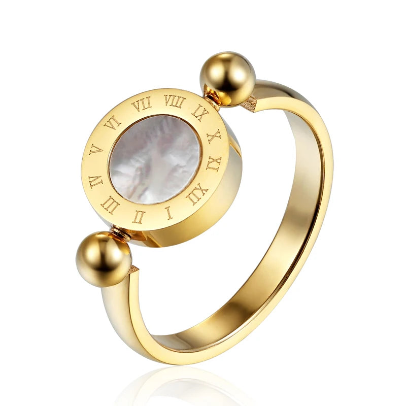 Numeral Ring, 18K Gold-Plated