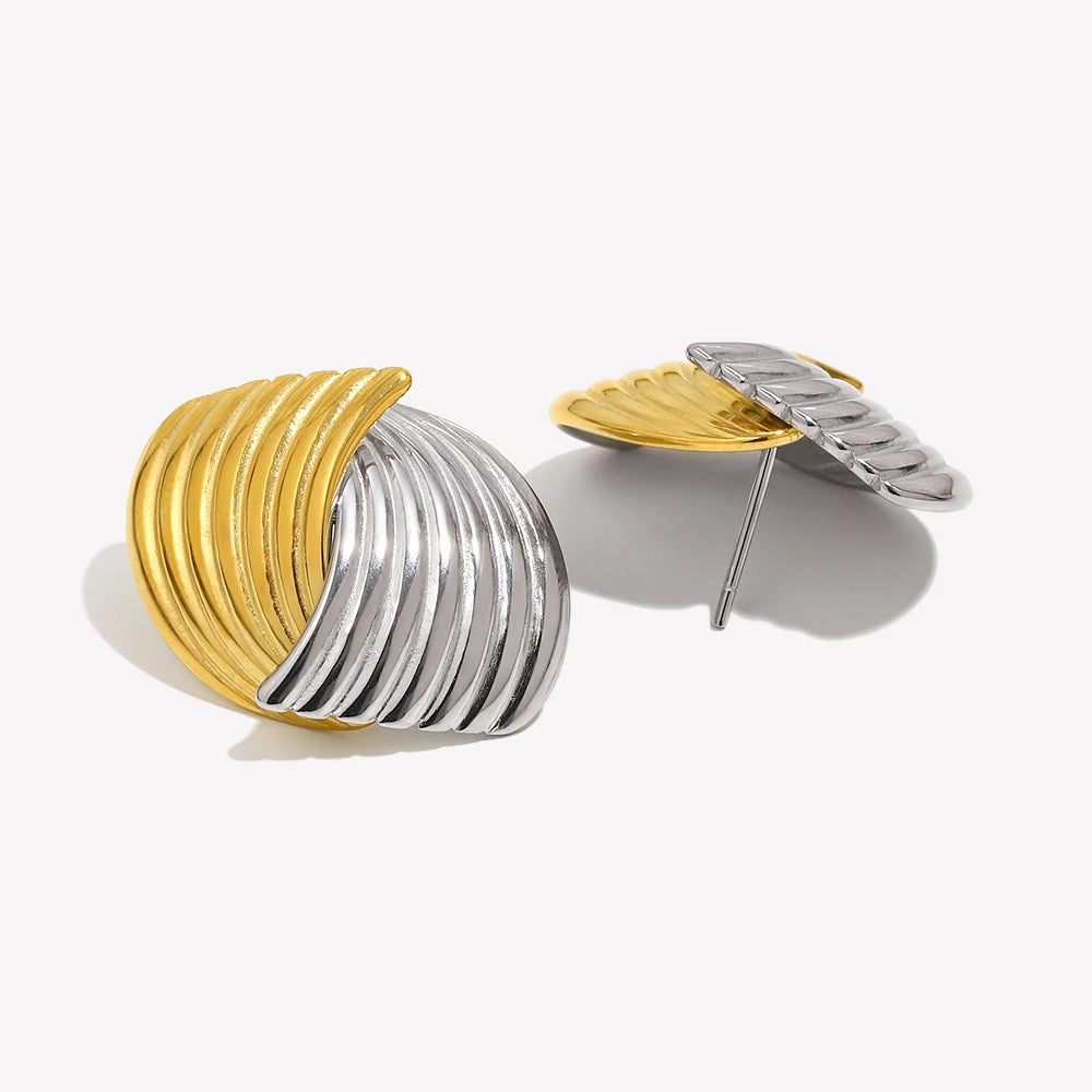 Wave Ring, 18K Gold-Plated