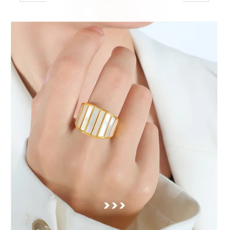 Queen Ring, 18K Gold-Plated