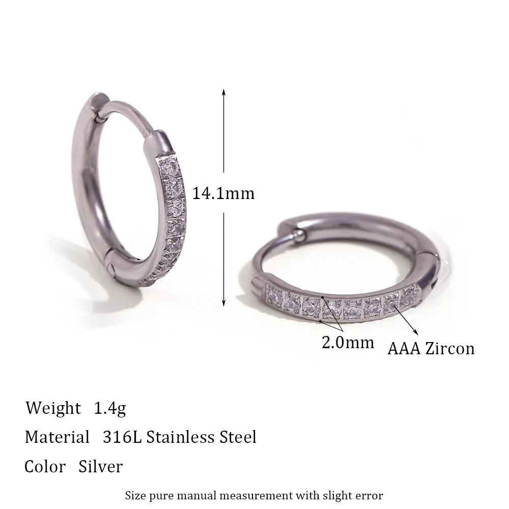 Gold-Plated Hoop Earrings