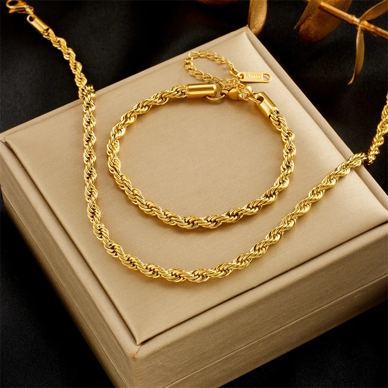 Lady Necklace, 18K Gold-Plated