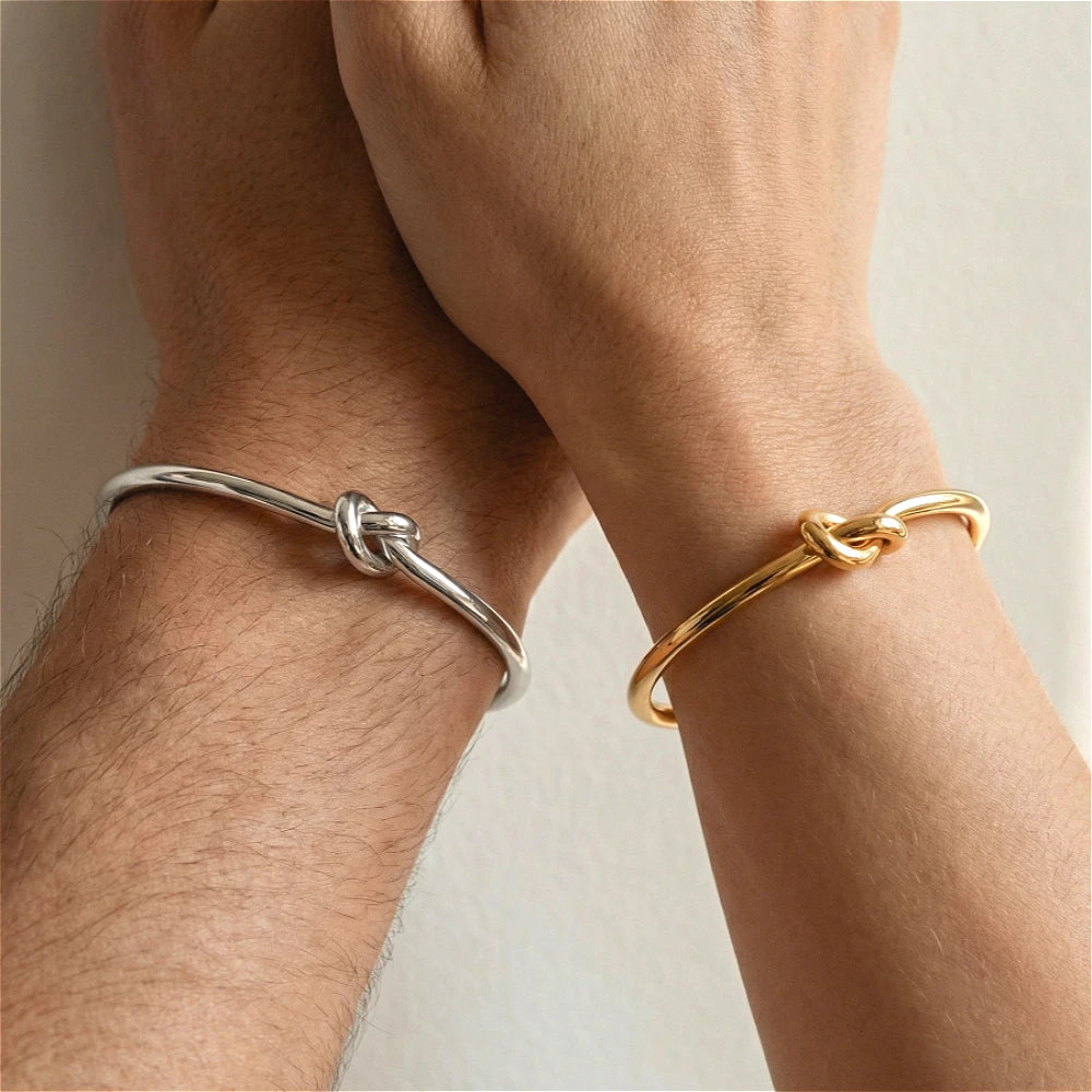Knot Bracelet, 18K Gold-Plated