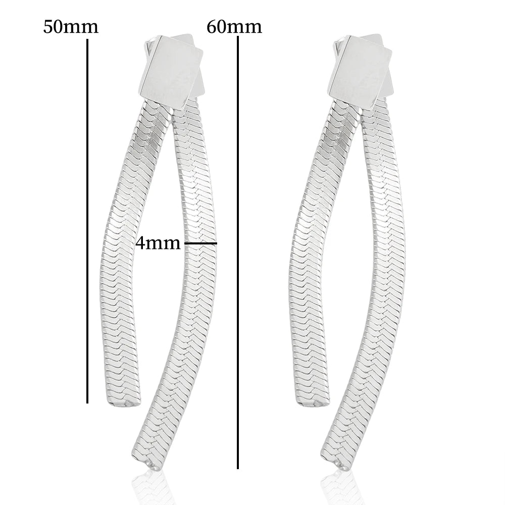 Metal Mesh Earrings
