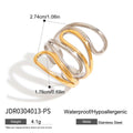 Ring Two-Tone Irregular Line 05