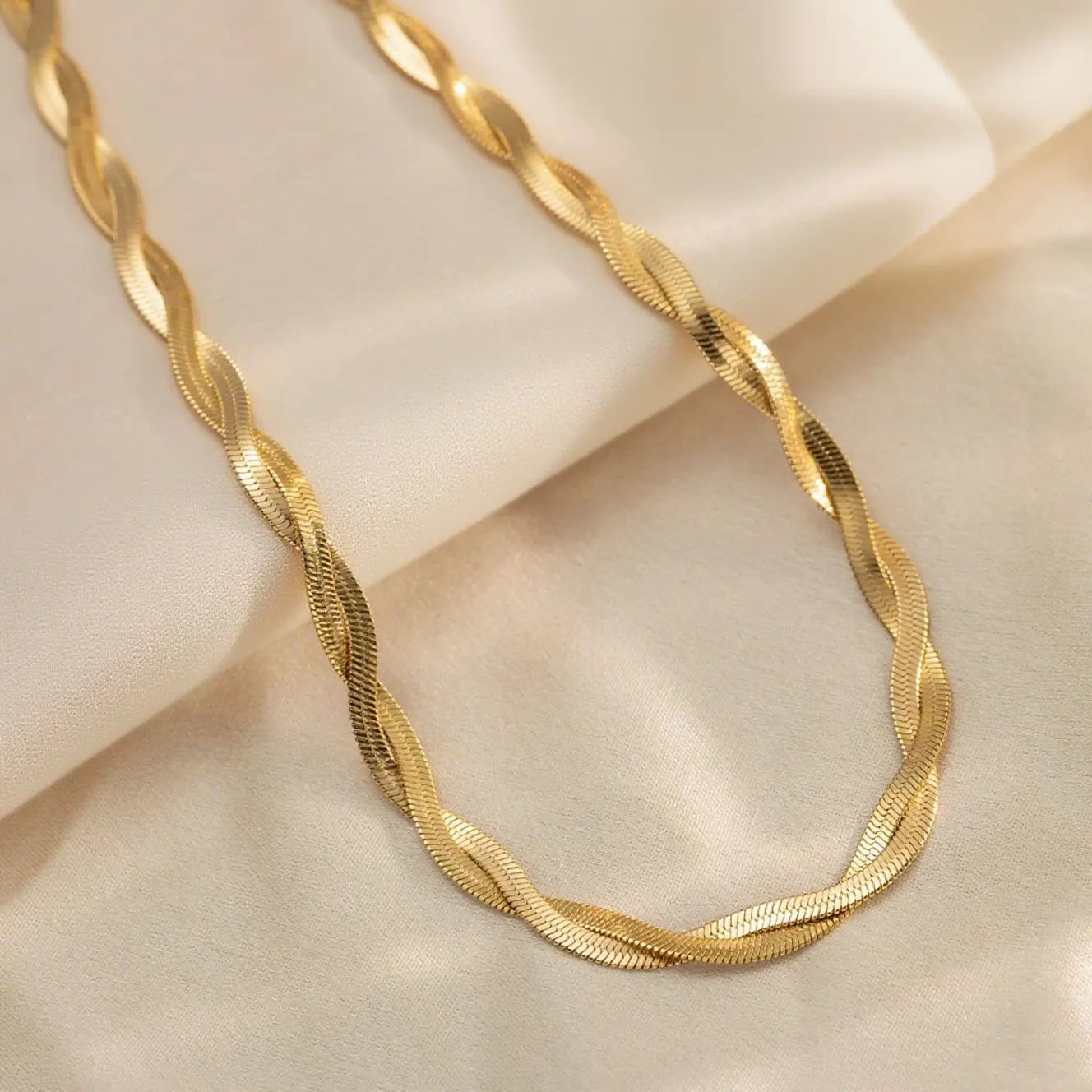 Duo Necklace, 18K Gold-Plated