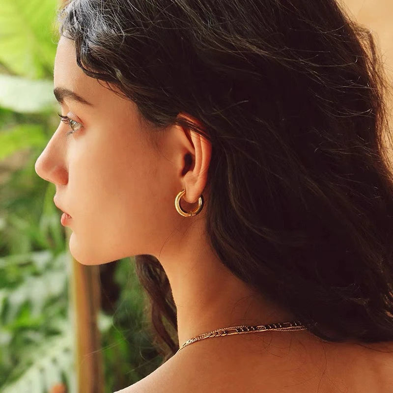 Duo Color Earring