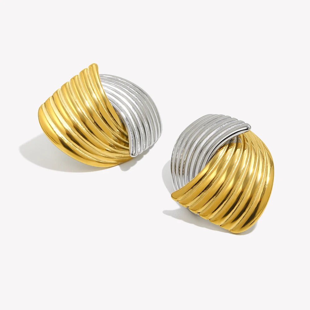 Wave Ring, 18K Gold-Plated