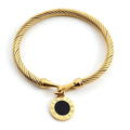 onix roman pendant bracelet