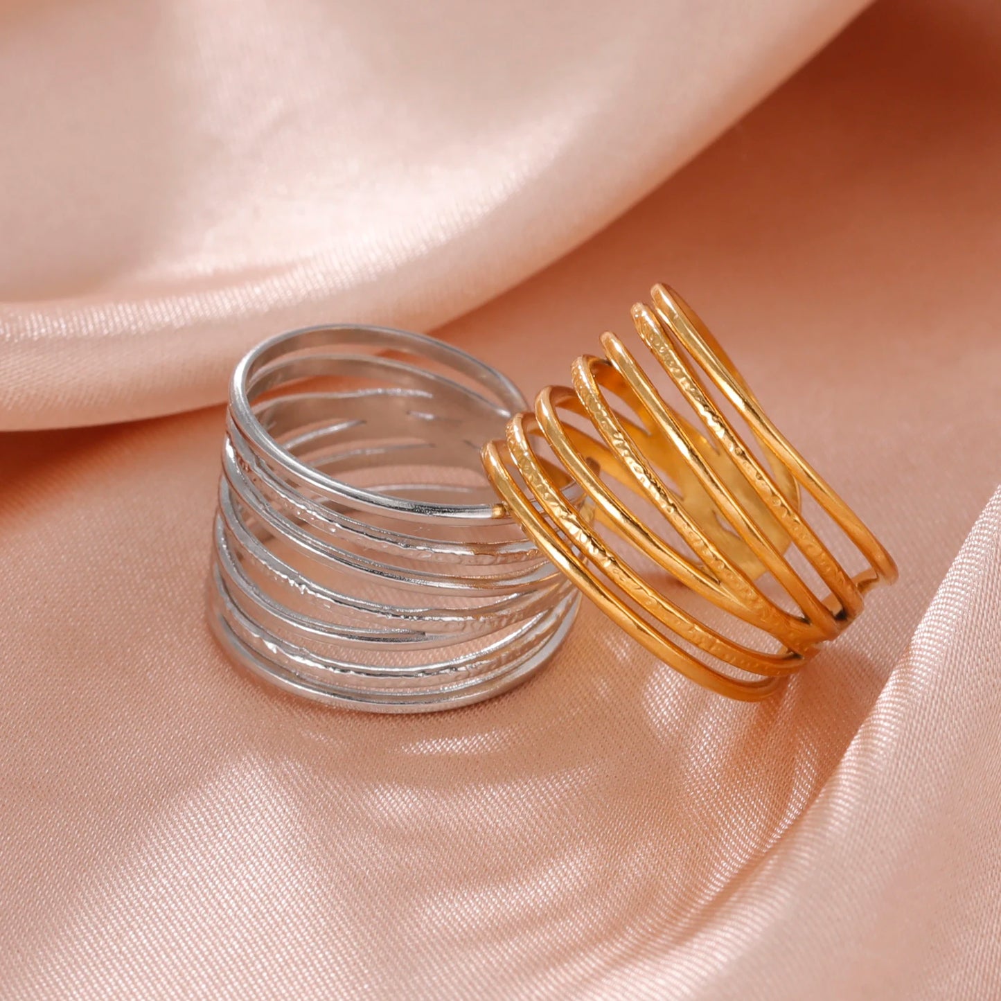 Adjustable Adele Ring, 18K Gold-Plated