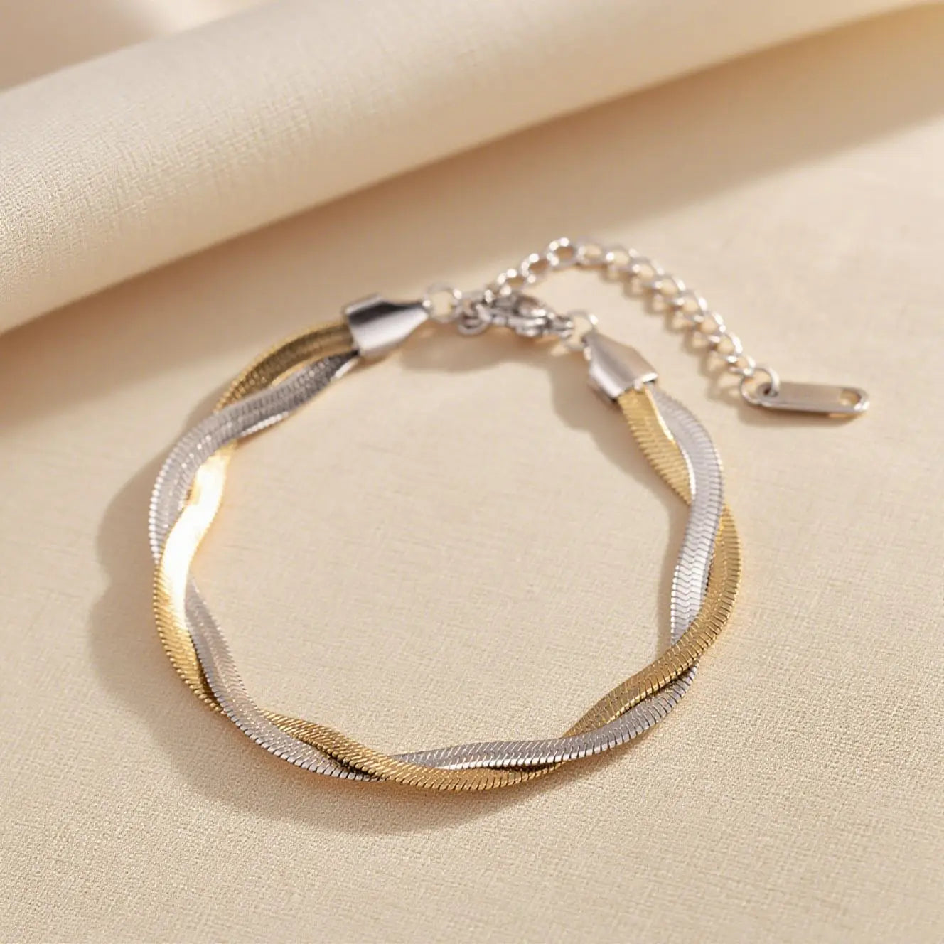 Duo Bracelet, 18K Gold-Plated