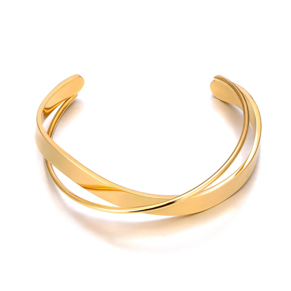 Dual Bracelet 18K Gold Plated