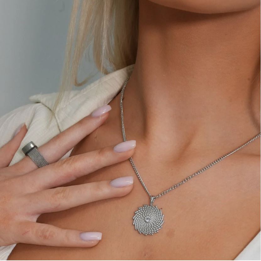 Sunshine Necklace Silver