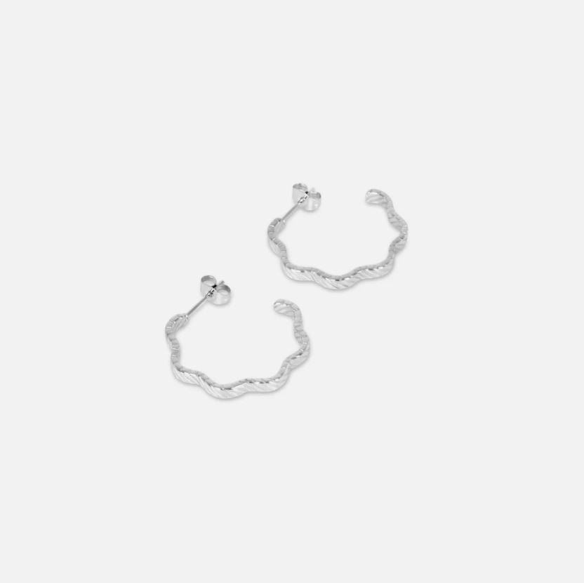 texture Earring Silver