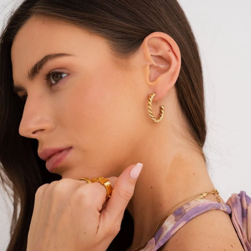 rope ring Earrings