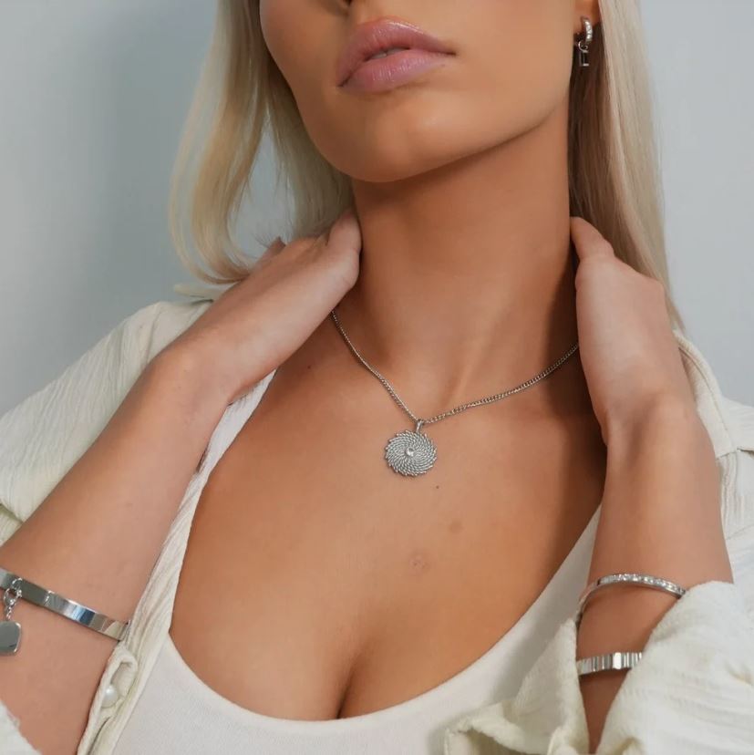 Sunshine Necklace Silver