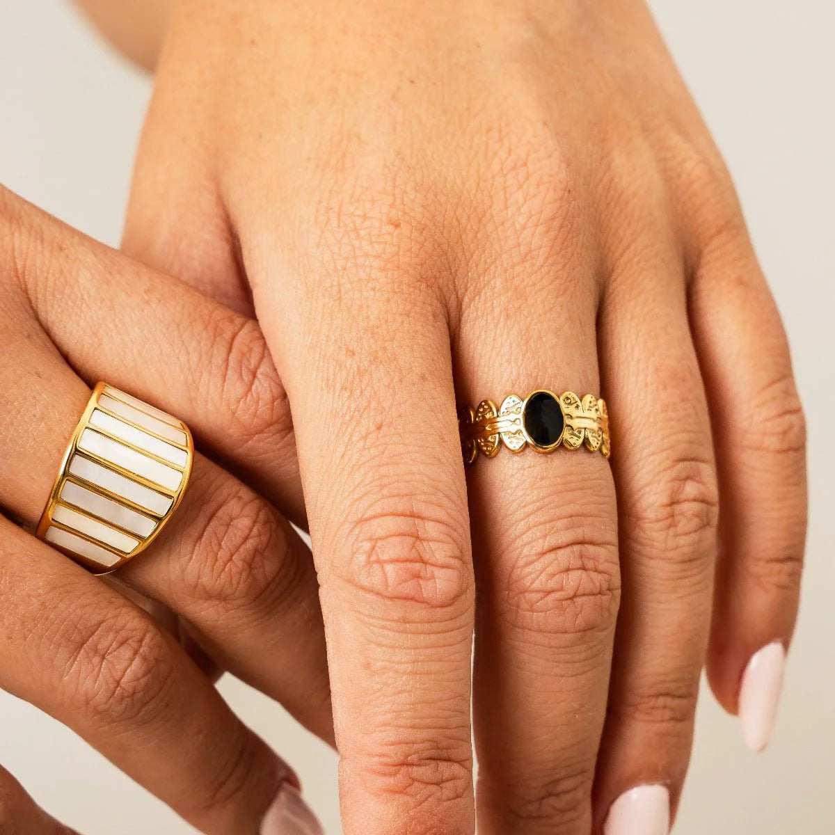 Queen Ring, 18K Gold-Plated