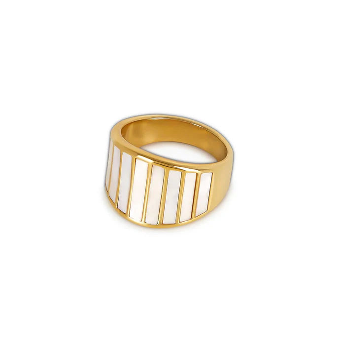 Queen Ring, 18K Gold-Plated
