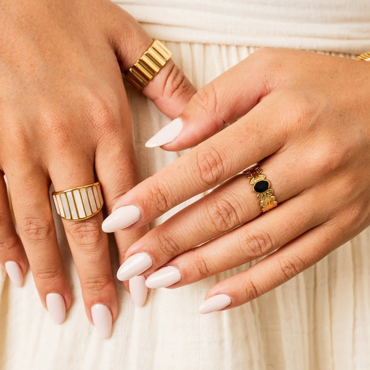 Queen Ring, 18K Gold-Plated