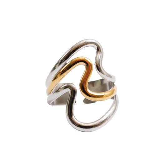 Harmony Ring, 18K Gold-Plated Adjustable