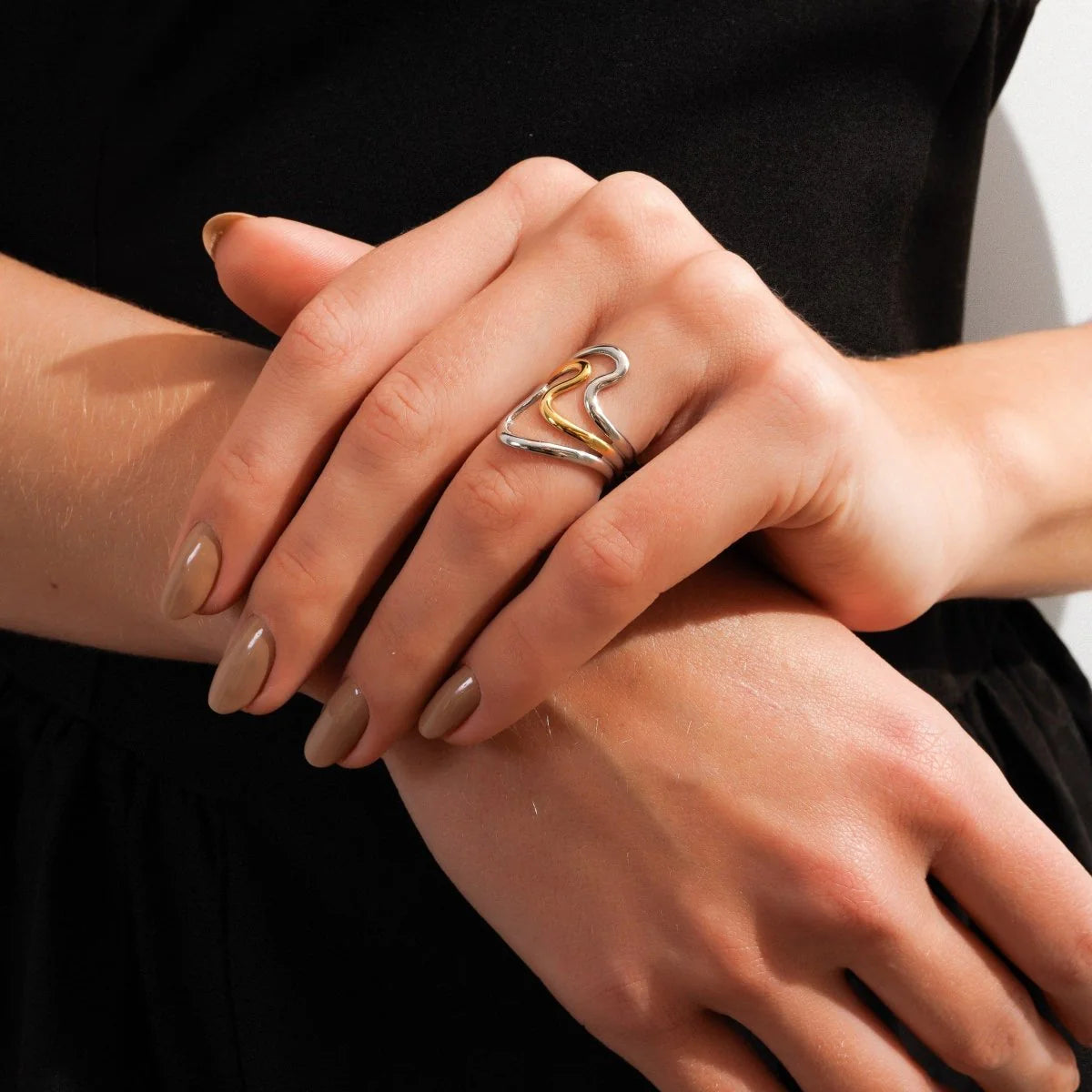 Harmony Ring, 18K Gold-Plated Adjustable