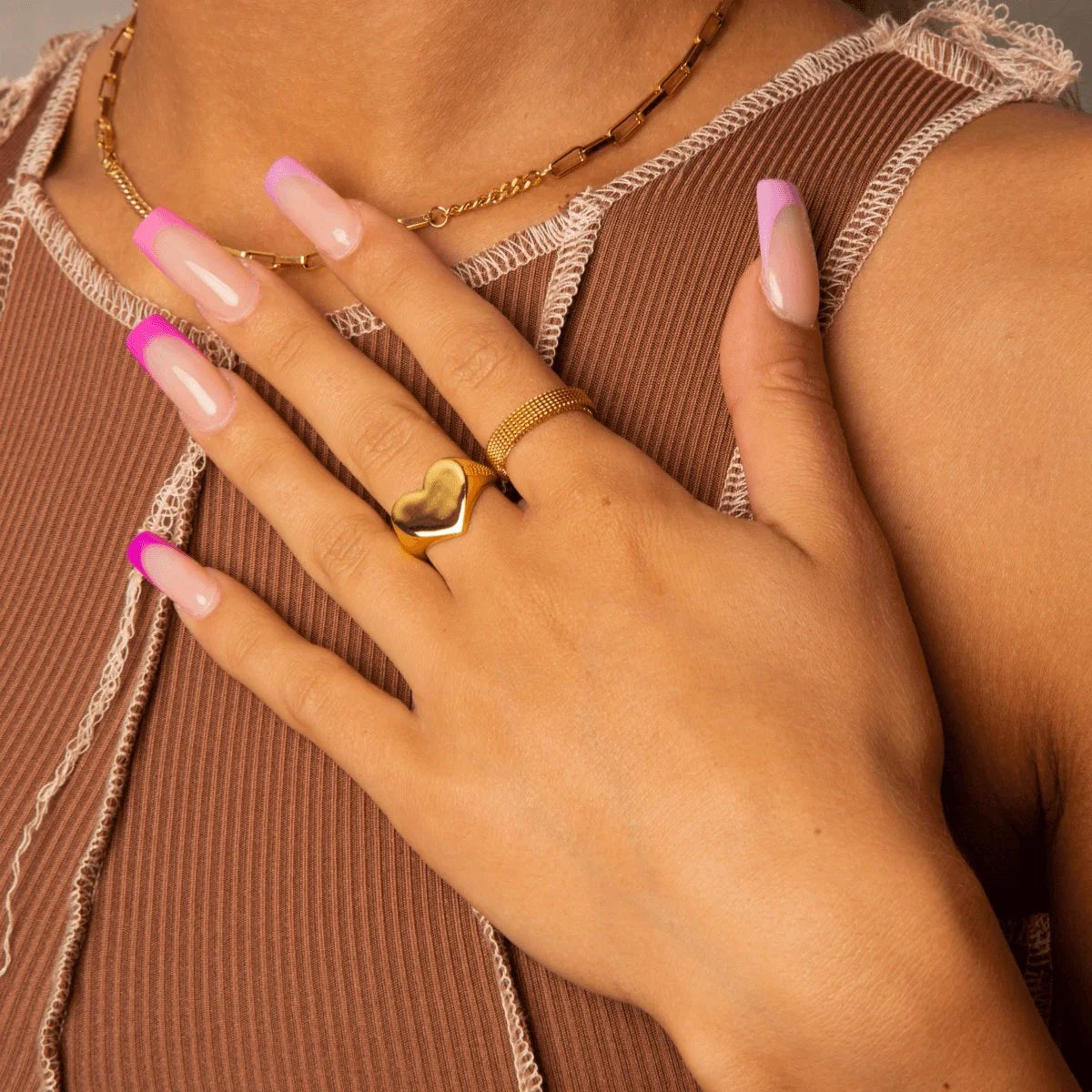 Minimalist Ring, 18K Gold-Plated