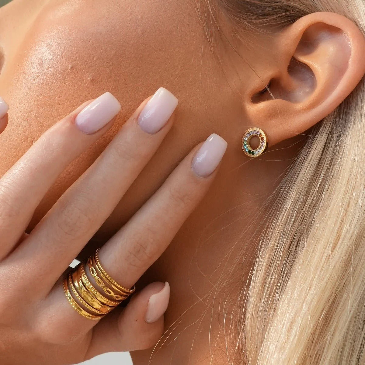 Royal Ring 18K Gold Plated Adjustable