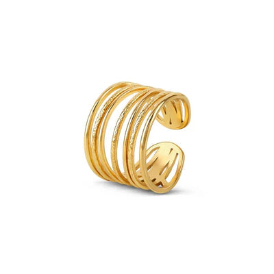Adjustable Adele Ring, 18K Gold-Plated
