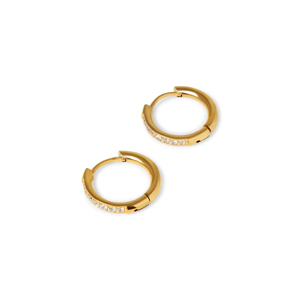 Gold-Plated Hoop Earrings