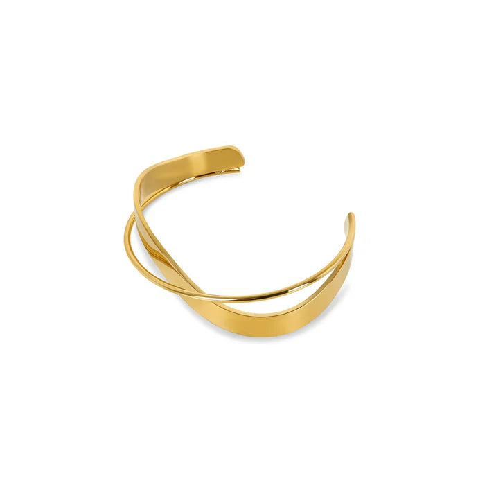 Dual Bracelet 18K Gold Plated