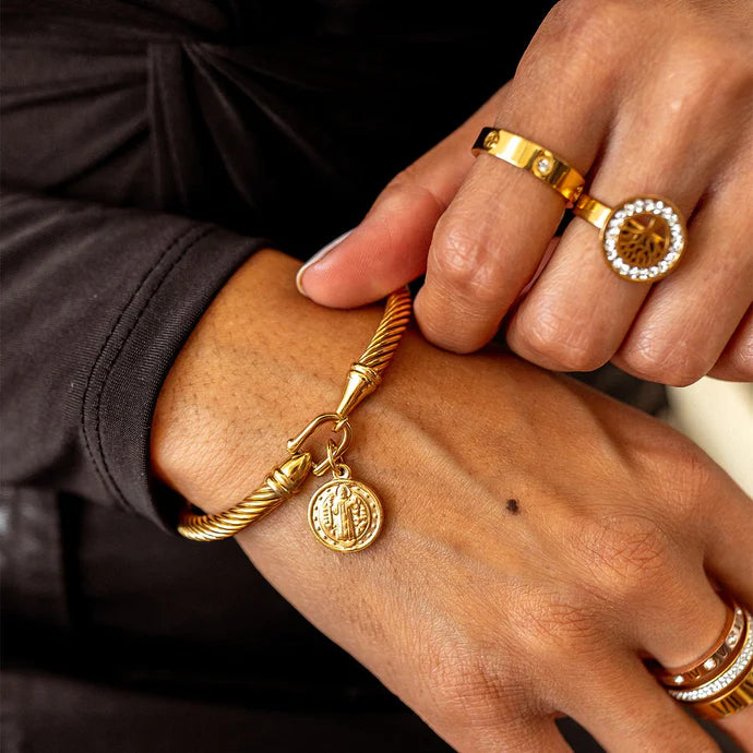 Saint Benedict Bracelet 18K Gold Plated