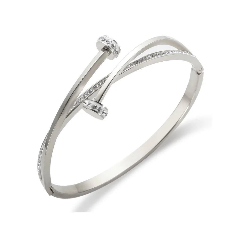 Zircon Bracelet 18K Gold Plated