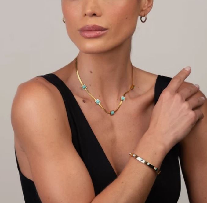 Acqua Rock Necklace