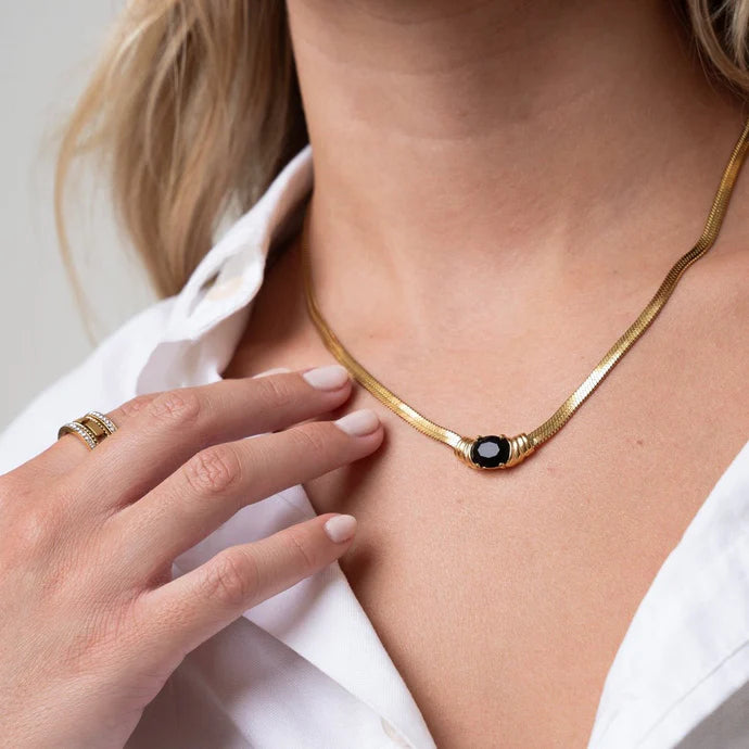 Onix Black Necklace