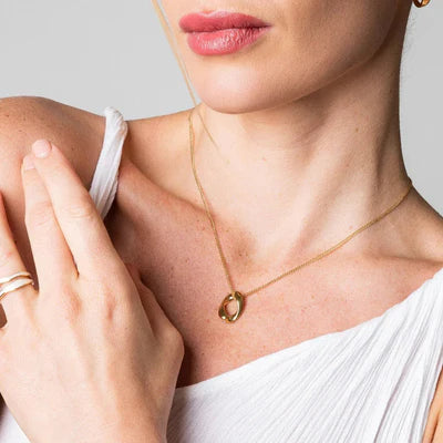 Link Necklace, 18K Gold-Plated