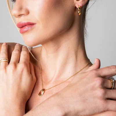 Link Necklace, 18K Gold-Plated