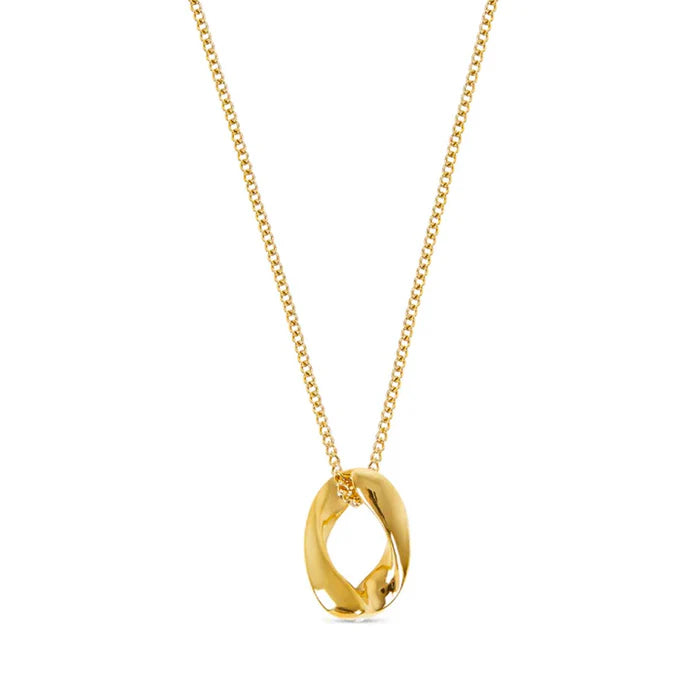 Link Necklace, 18K Gold-Plated