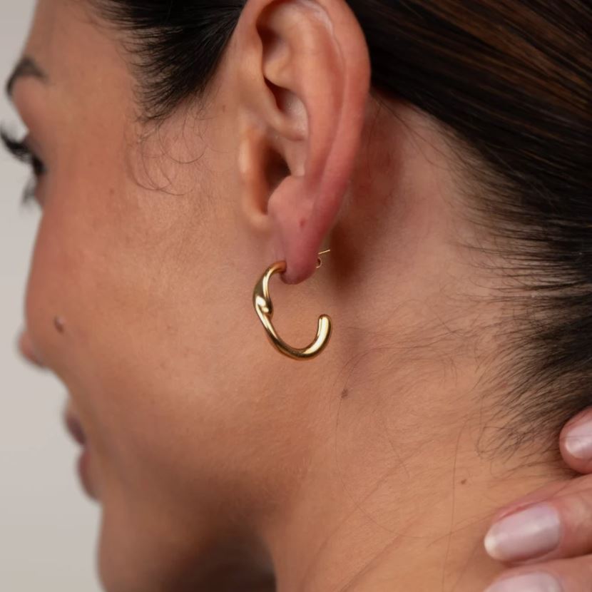 twist ring Earrings